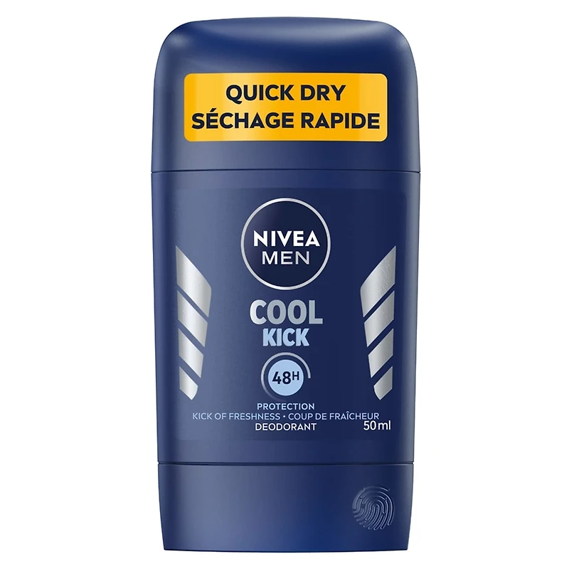 Déodorant en bâton Cool Kick de NIVEA Men Déodorant pour hommes, 50 ml