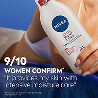 NIVEA Repair & Care 72-Hr Moisturizing Body Lotion for Very Dry, Itchy Skin, 500 mL