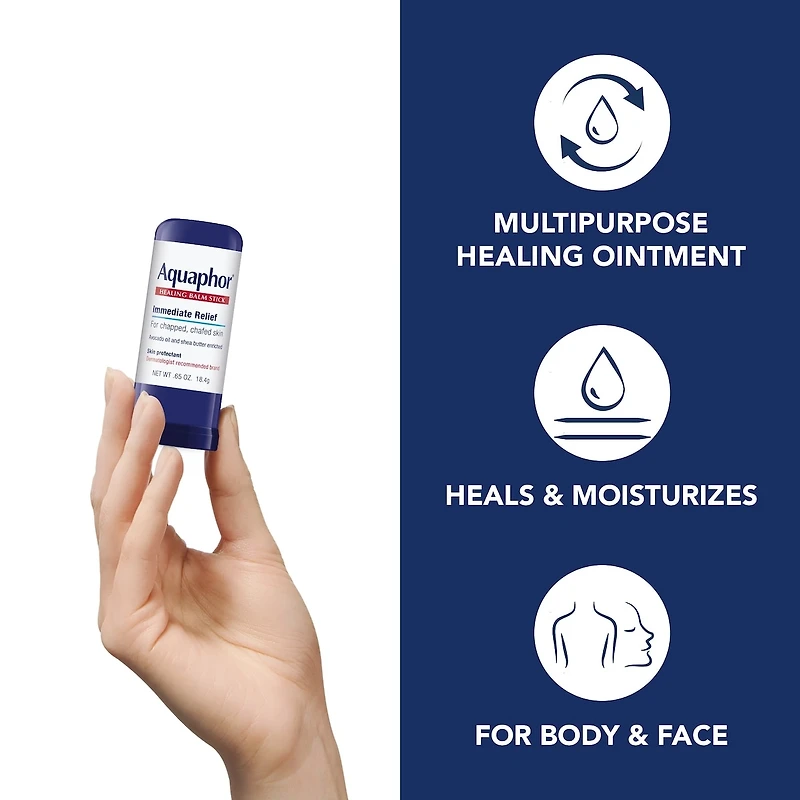 Healing Balm Stick for Chapped, Chafed Skin with Avocado Oil and Shea Butter