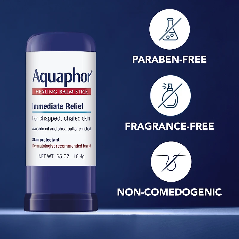 Baume réparateur en bâton pour la peau sèche, craquelée ou gercée