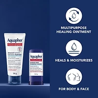 Aquaphor Routine Essentiels Soins Coffret Cadeau 3 Pièces, Onguent Cicatrisant, Baume à Lèvres et Bâton