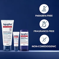 Aquaphor Routine Essentiels Soins Coffret Cadeau 3 Pièces, Onguent Cicatrisant, Baume à Lèvres et Bâton
