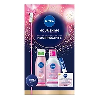 NIVEA Nourishing Skincare Routine, 5-Piece Holiday Gift Set for Dry and Sensitive Skin