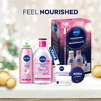 NIVEA Nourishing Skincare Routine, 5-Piece Holiday Gift Set for Dry and Sensitive Skin