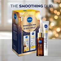 NIVEA Smoothing Duo Q10 Anti-Wrinkle Specialist Holiday Gift Set, Serum and Wrinkle Filler
