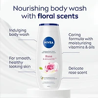 NIVEA Feel Pampered Skincare Routine Holiday Gift Set, Body Cream, Body Wash and Deodorant