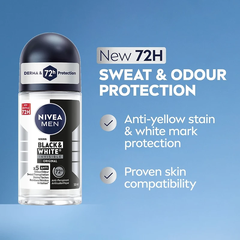 NIVEA MEN Routine Rafraîchissante, Coffret Cadeau des Fêtes, Gel Douche, Nettoyant Visage et Antisudorifique