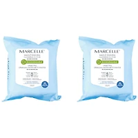 Biodegradable Makeup Removing Cleansing Cloths with Recyclable Pouch - Special Value