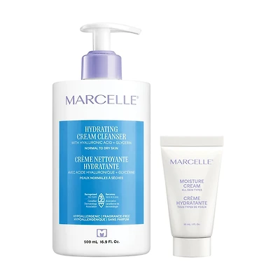 Hydrating Cream Cleanser + Moisture Cream