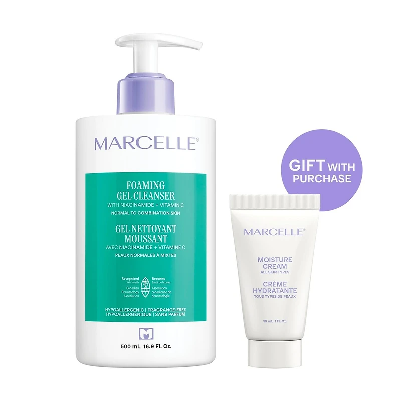 Foaming Gel Cleanser + Moisture Cream