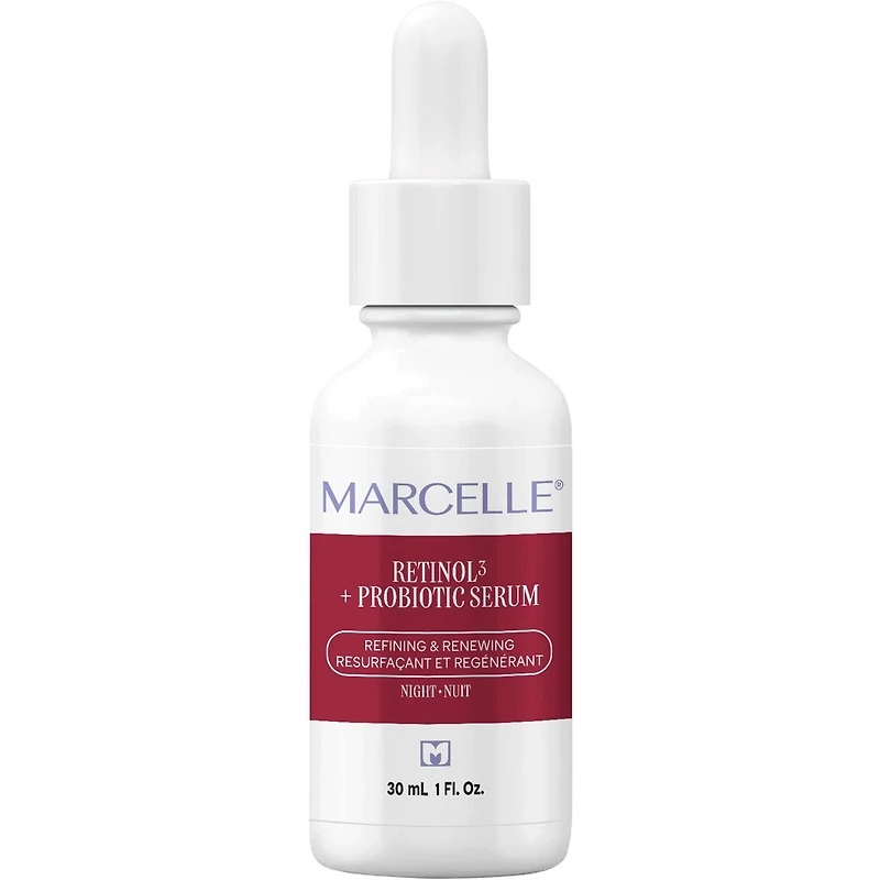 Sérum de nuit retinol³ + probiotique, resurfaçant et régénérant, hypoallergénique et clean*