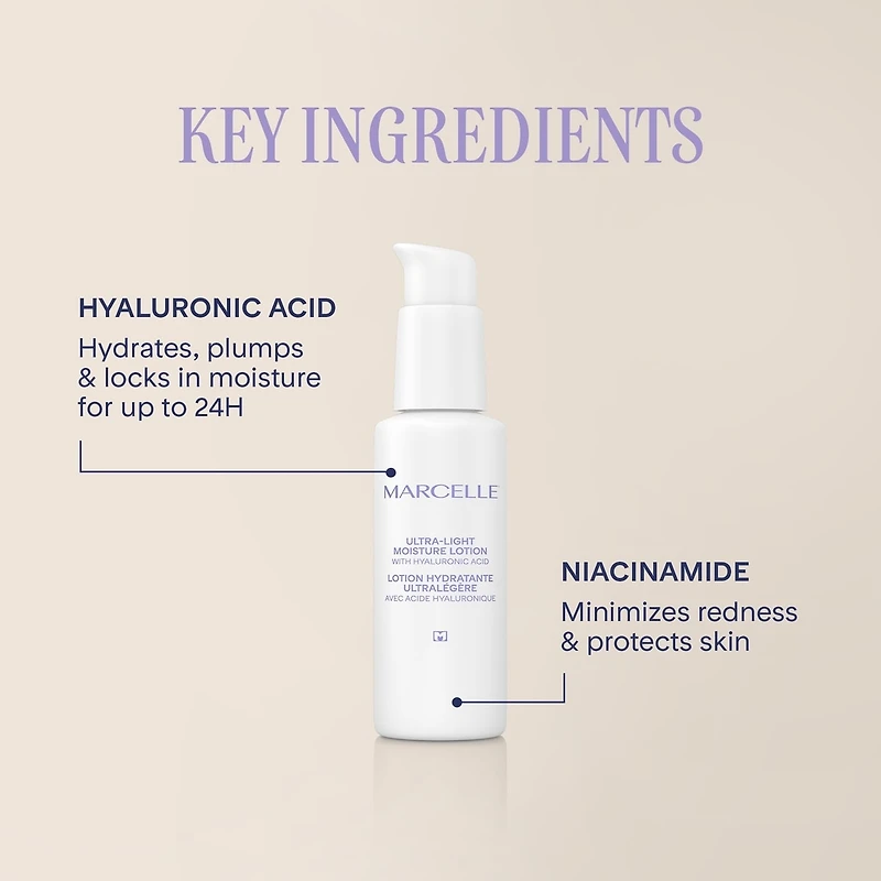 Ultra-Light 24h Moisture Lotion with Hyaluronic Acid & Niacinamide