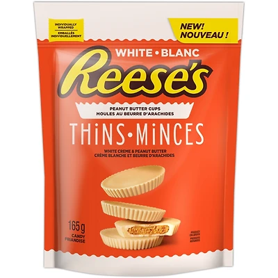 Chocolate, Peanut Butter Cups White Creme Thins