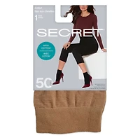 Bas aux chevilles opaque en coton- 1 Paire - 50 Deniers