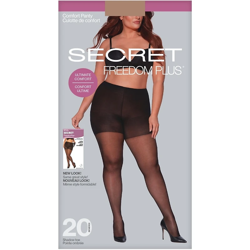 Sheer Comfort Panty W/Shadow Toe