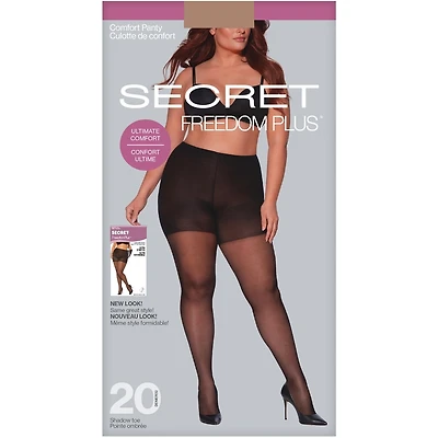 Sheer Comfort Panty W/Shadow Toe