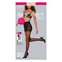 Sheer Run-Resistant Control Top Panty w/Sandalfoot - 20 Denier