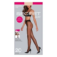 Bas-culotte diaphane jusqu'à la taille Indémaillable  et pied sandale - 20 Deniers