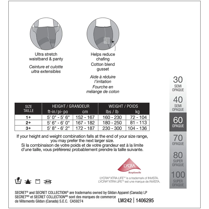 Collant Courbes Fabuleuses  Confort supreme Suède