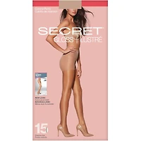 Gloss Ultra Sheer Control Top Panty w/Shadow Toe - C
