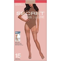 lustré Bas auto-fixants ultra diaphane avec bande de dentelle et pointe ombrée