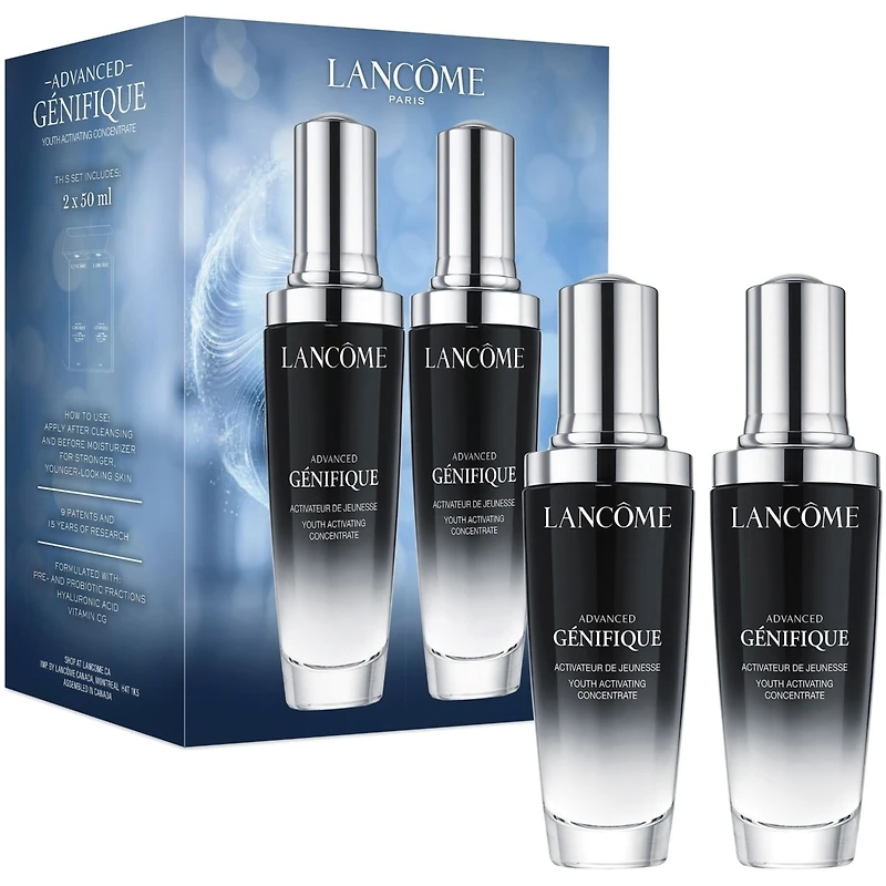 Duo des Fêtes Advanced Génifique Sérum visage activateur de jeunesse avec extraits pré/probiotiques