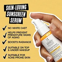 Sérum à écran solaire pour le visage FPS 50+ Beyond Screen® UV avec peptide de collagène