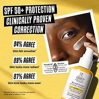 Sérum à écran solaire pour le visage FPS 50+ Beyond Screen® UV avec peptide de collagène