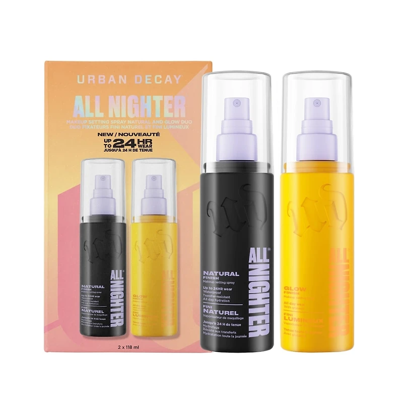 All Nighter Makeup Setting Spray Natural & Glow Duo