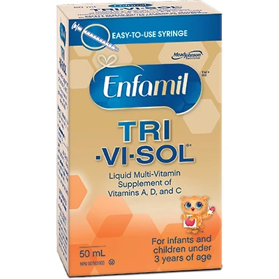 Enfamil® TRI-VI-SOL Liquid Multi-Vitamin Supplement of VItamins A, D and C, 50mL