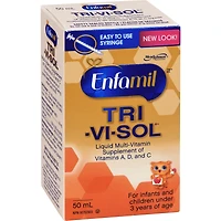 Enfamil® TRI-VI-SOL® Supplément multivitaminique de vitamins A, D and C liquide, 50mL