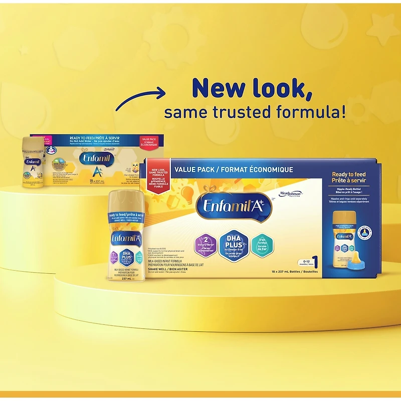 Enfamil A+, Formule prête à nourrir, 237 ML, 18PK