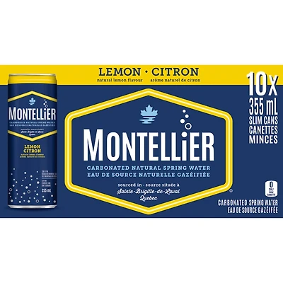 Carbonated Natural Spring Water Natural Lemon Flavour