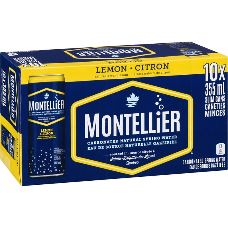 Carbonated Natural Spring Water Natural Lemon Flavour