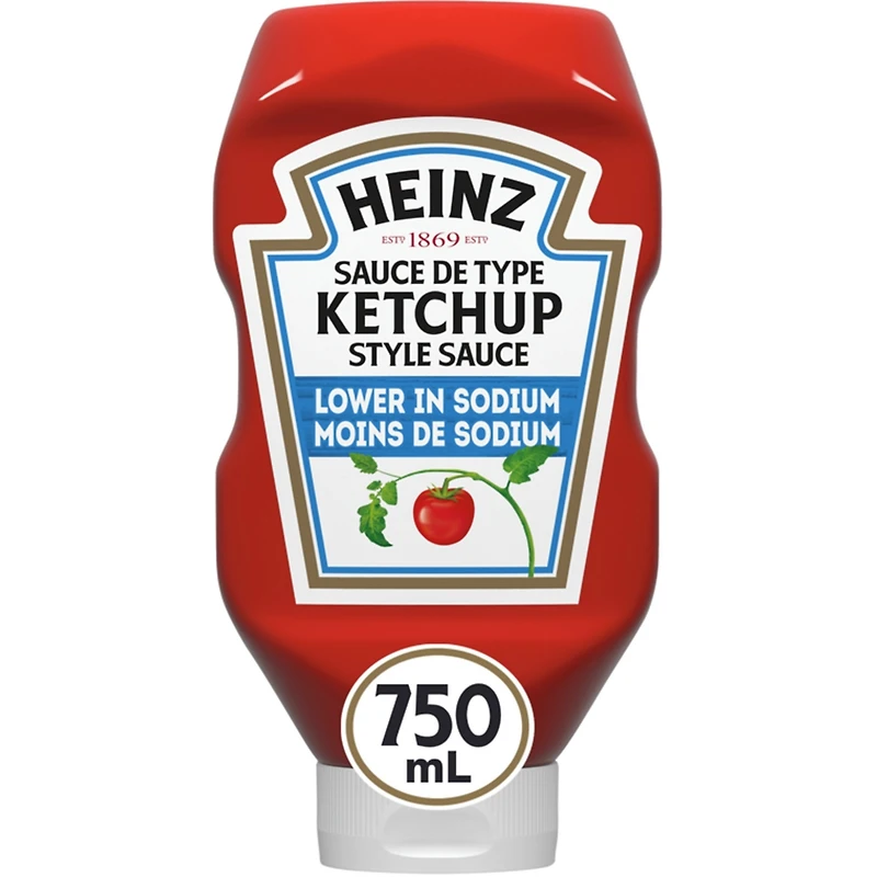Ketchup aux tomates à faible teneur en sodium