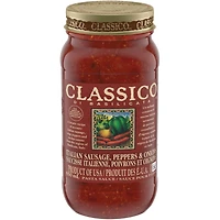 Sauce pour pâtes saucisse italienne, poivrons et oignons