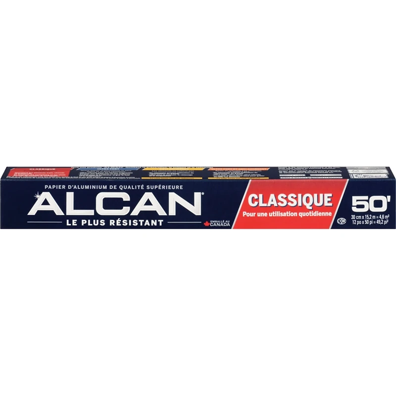 Papier d’aluminium, 50 pi