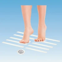 Bandes de bain autoadhésives et antidérapantes – Couleur : blanc