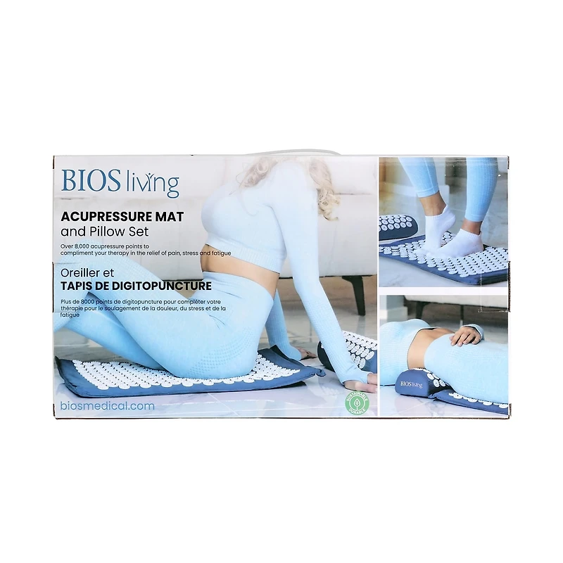 Acupressure Mat and Pillow Set