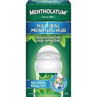 No Mess Natural Menthol Rub Roll On, vaporisateur, antitussif et décongestionnant nasal