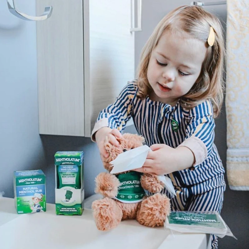 No Mess Natural Menthol Rub Roll On, vaporisateur, antitussif et décongestionnant nasal