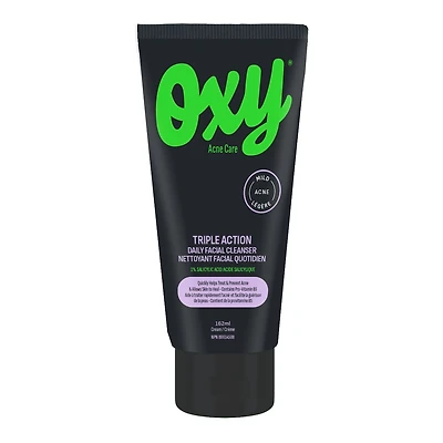 Triple Action Daily Facial Cleanser with Salicylic Acid, For Mild Acne, For Frequent Recurring Breakouts