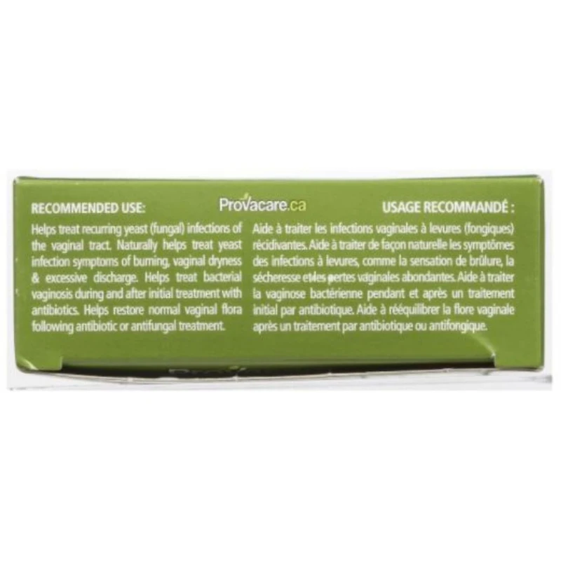 Soins vaginaux probiotiques, traitement naturel des levures vaginales et/ou des infections bactériennes