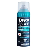 Deep Relief Ice Cold Spray Advanced | Fast-Acting Cooling Pain Relief for Muscles & Joints | 12% Menthol Cooling Formula | Non-Greasy, Quick-Drying | Made in Canada – 120ml