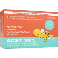 ACET 325mg Suppositories