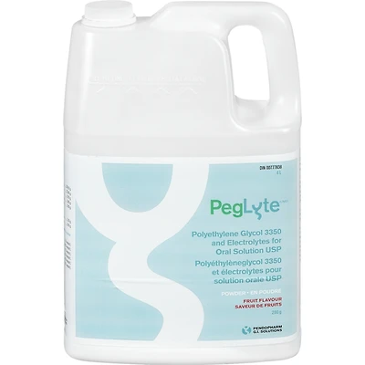 Peglyte en poudre, saveur de fruits
