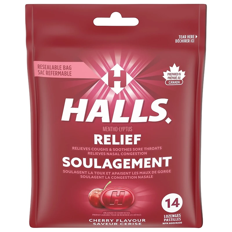 Mentho-Lyptus Honey Lemon 14 Count Bag