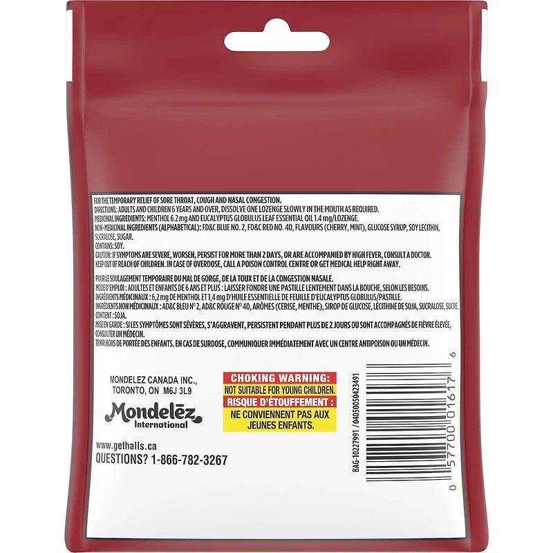 Mentho-Lyptus Honey Lemon 14 Count Bag