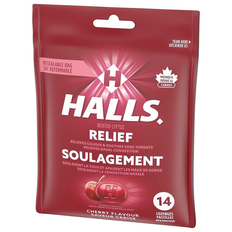 Mentho-Lyptus Honey Lemon 14 Count Bag