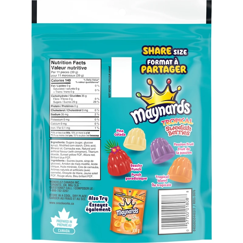 Candy Tropical Swedish Berries Share Size